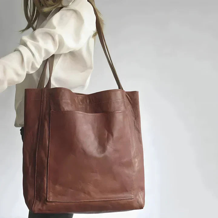 Mia Boutique | Bolso de cuero tipo tote