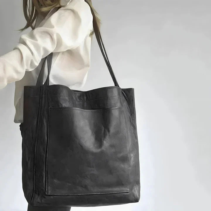 Mia Boutique | Bolso de cuero tipo tote