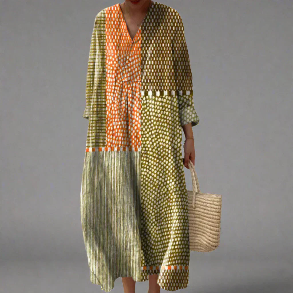 Vestido estampado Isla