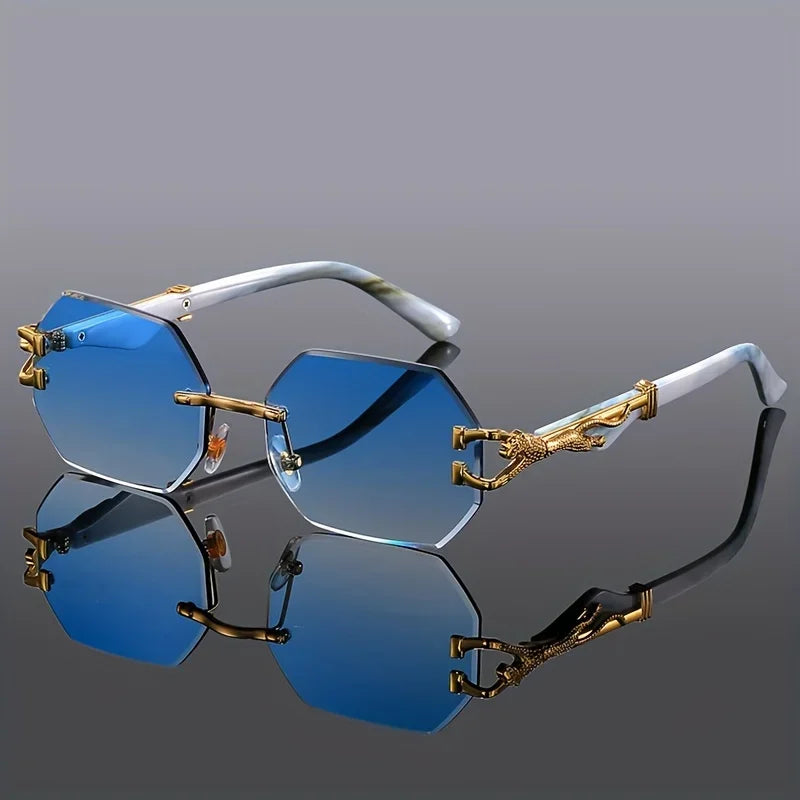 Gafas de sol retro de la hora dorada