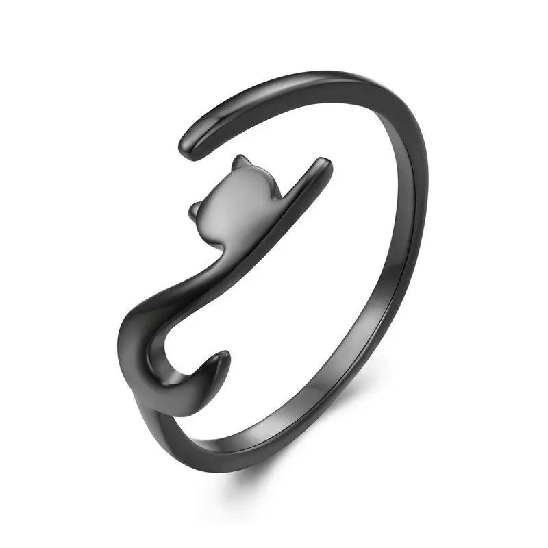 Anillo Con Gato Lindo