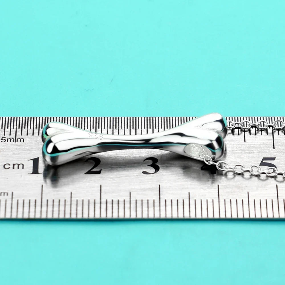 Collar Con Colgante En Forma De Hueso Para Perros