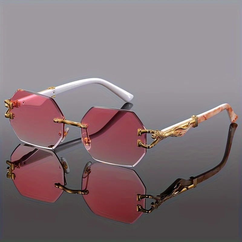 Gafas de sol retro de la hora dorada