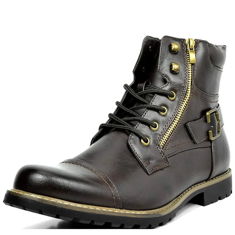 Damon | Botas de cuero con cordones