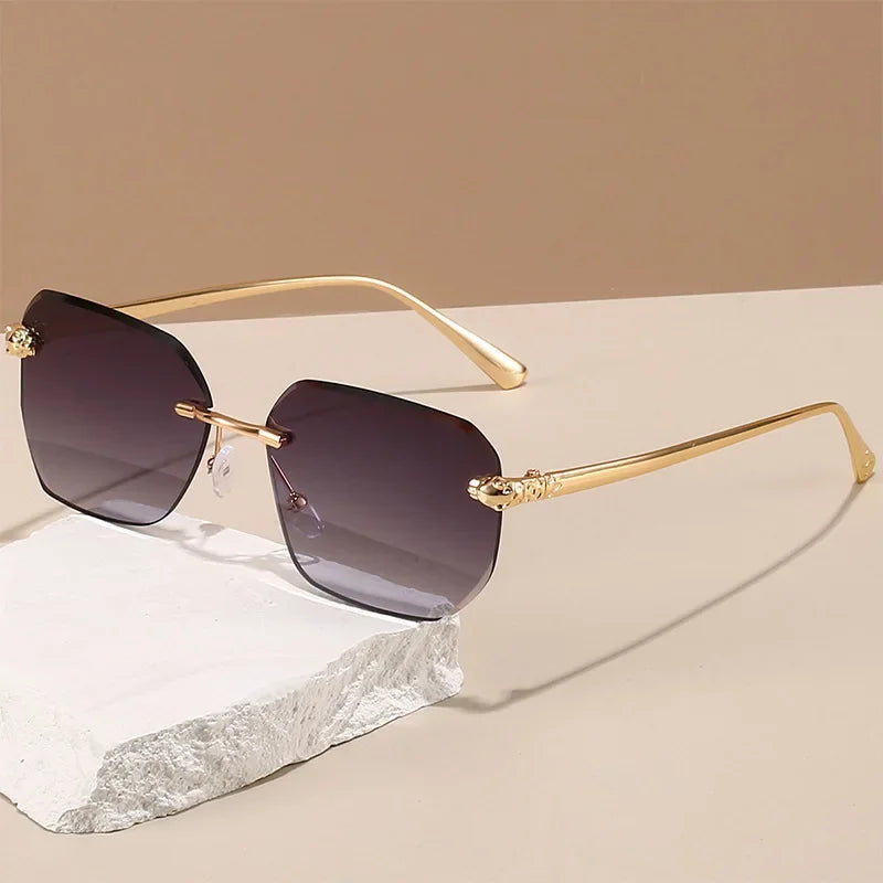 Gafas de sol con degradado de estilo Old Money