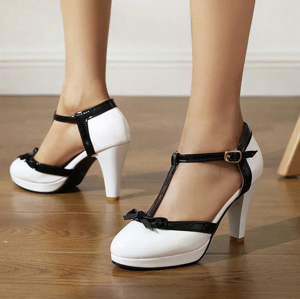 VIVIANA | Zapatos Estilo Mary Jane Con Correa En T