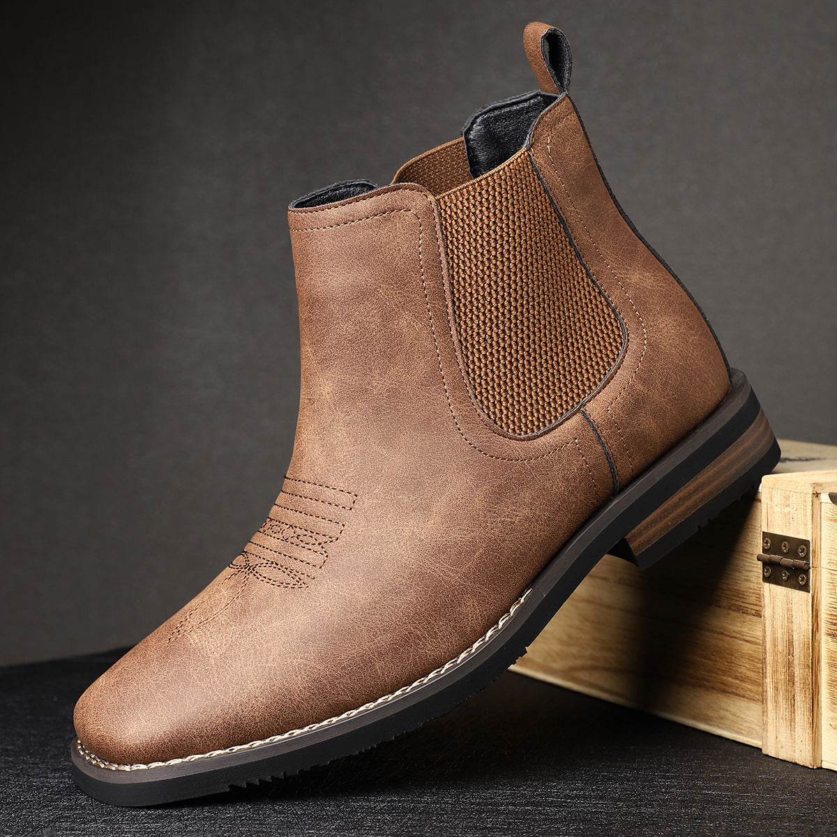 Hugo – Botas de cuero resistentes para uso diario