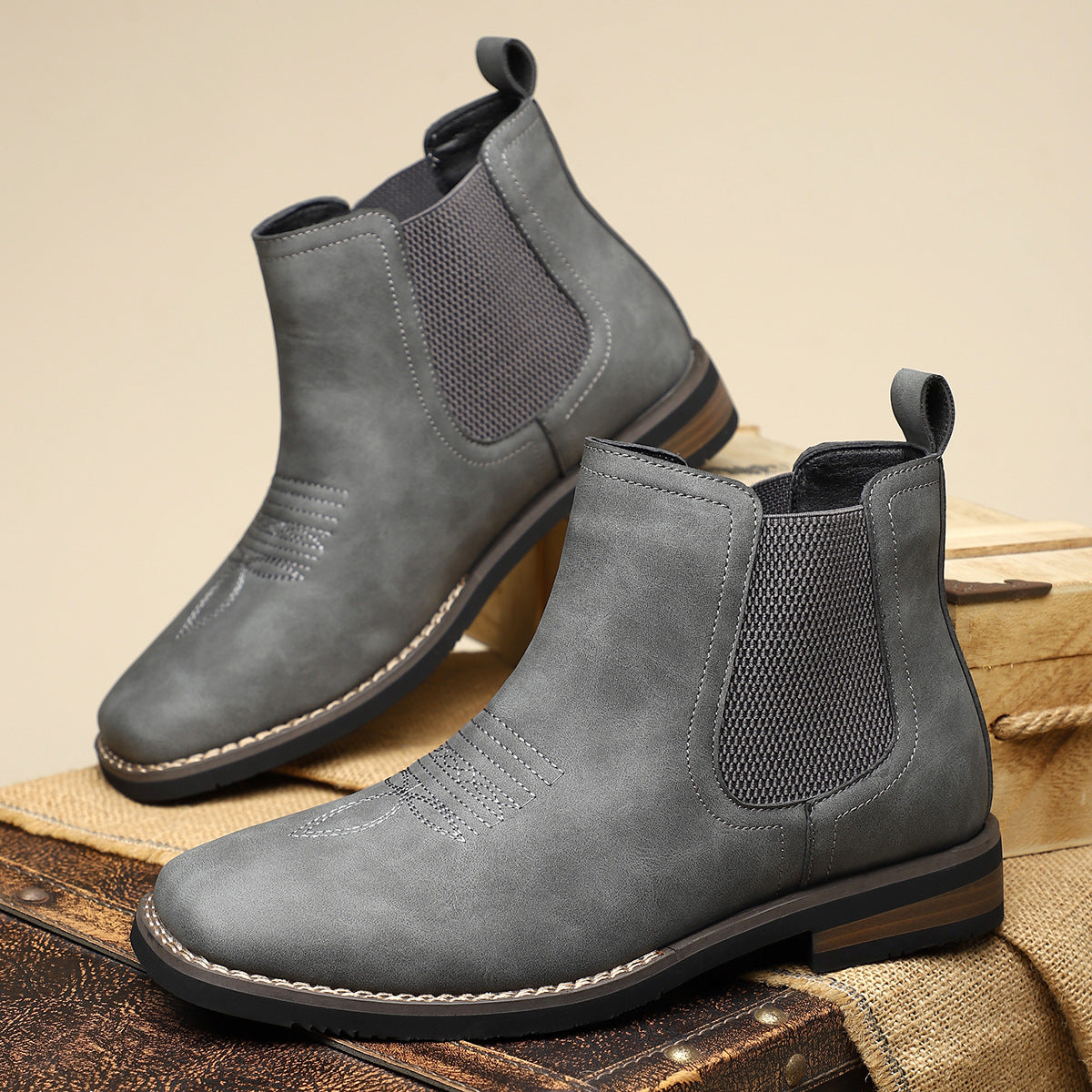 Hugo – Botas de cuero resistentes para uso diario
