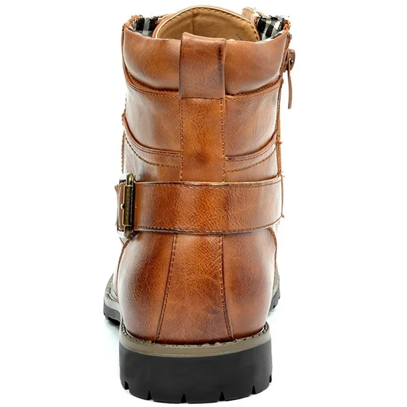 Damon | Botas de cuero con cordones