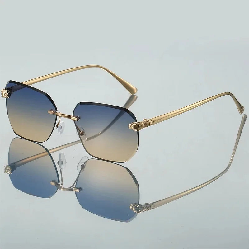 Gafas de sol con degradado de estilo Old Money