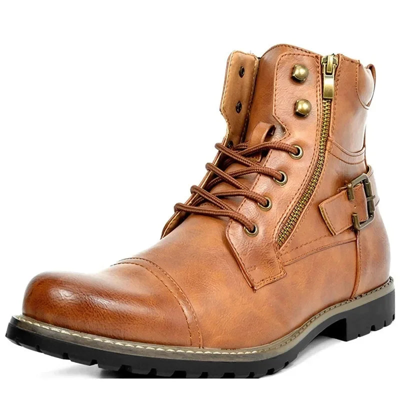 Damon | Botas de cuero con cordones