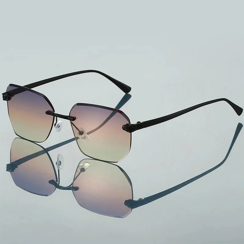 Gafas de sol con degradado de estilo Old Money