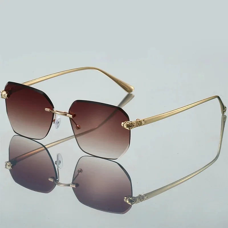 Gafas de sol con degradado de estilo Old Money
