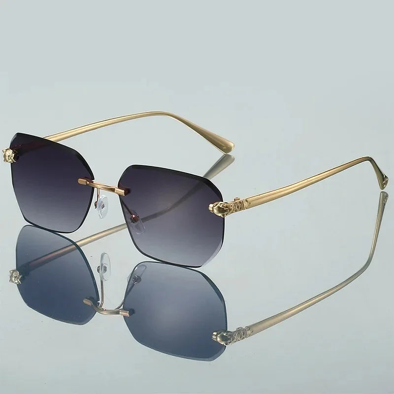 Gafas de sol con degradado de estilo Old Money