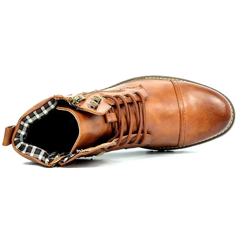 Damon | Botas de cuero con cordones