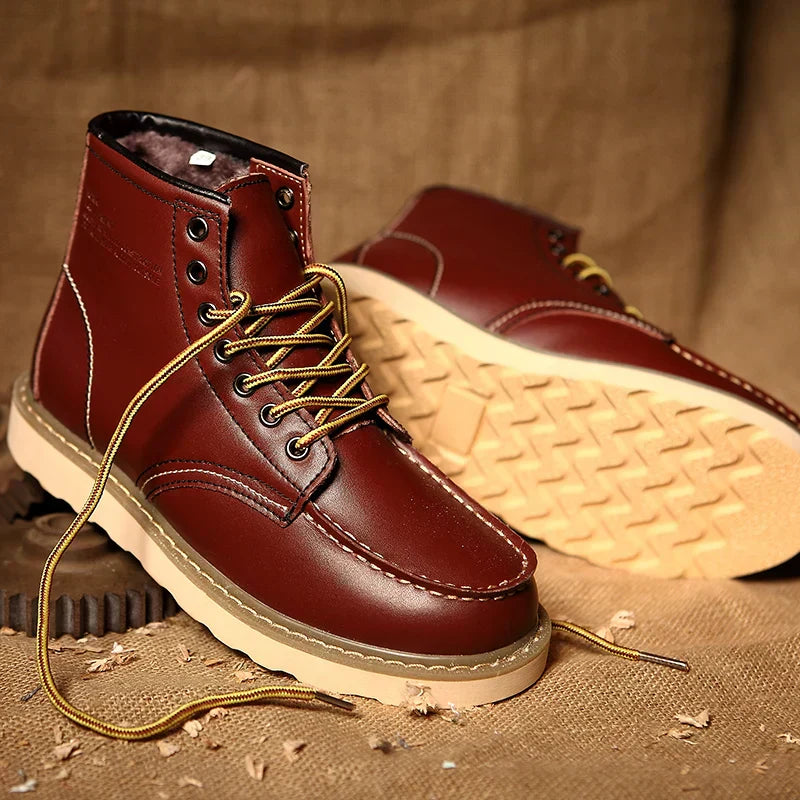 Dustin | Botas de invierno de cuero premium