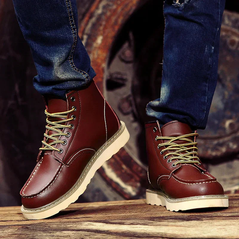 Dustin | Botas de invierno de cuero premium