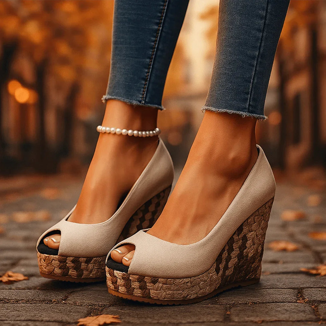 SELENA | Sandalías Con Tacón De Cuña