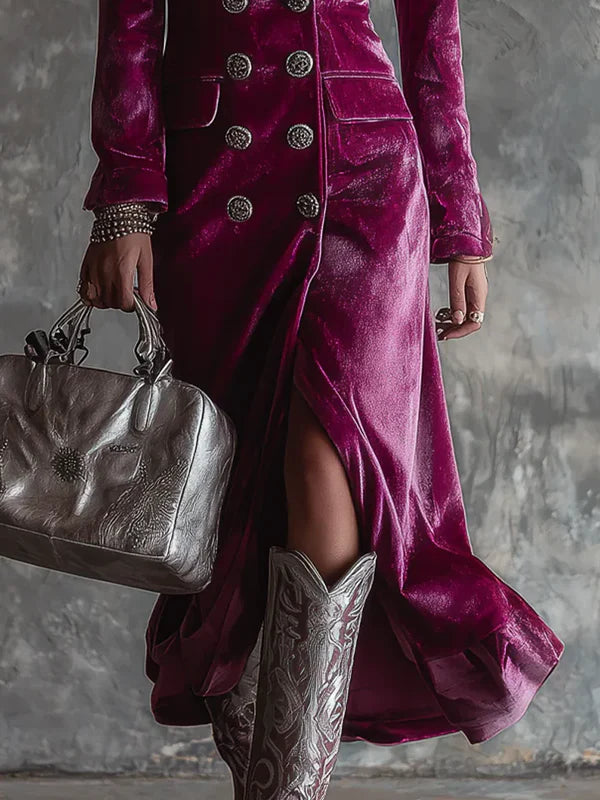 VICTORIA | Sofisticado Vestido De Terciopelo