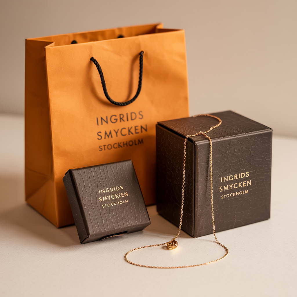 Collana d'oro minimalista