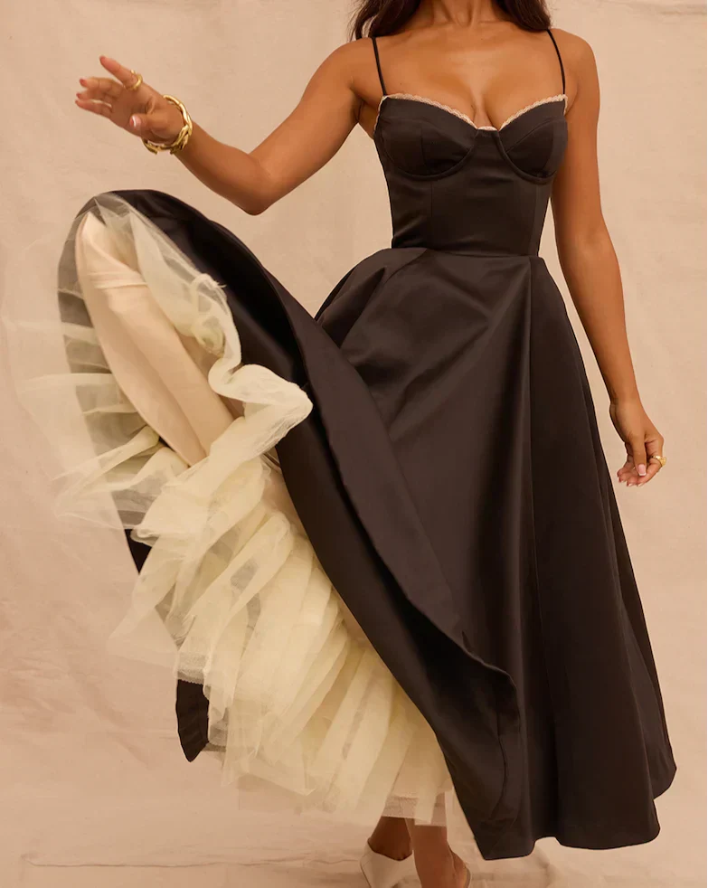 Arielle | Vestido Midi de Lujo