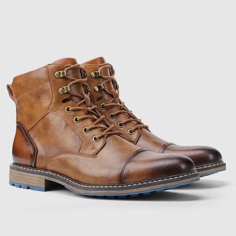 Dallas - Botas Oxford de Cuero Premium Hechas a Mano