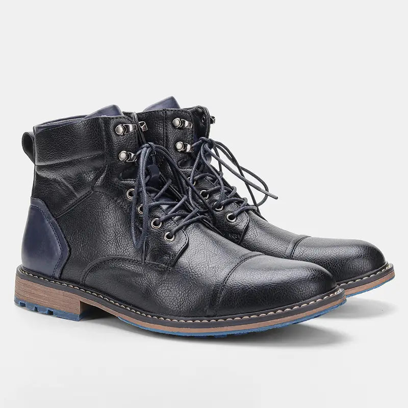 Dallas - Botas Oxford de Cuero Premium Hechas a Mano