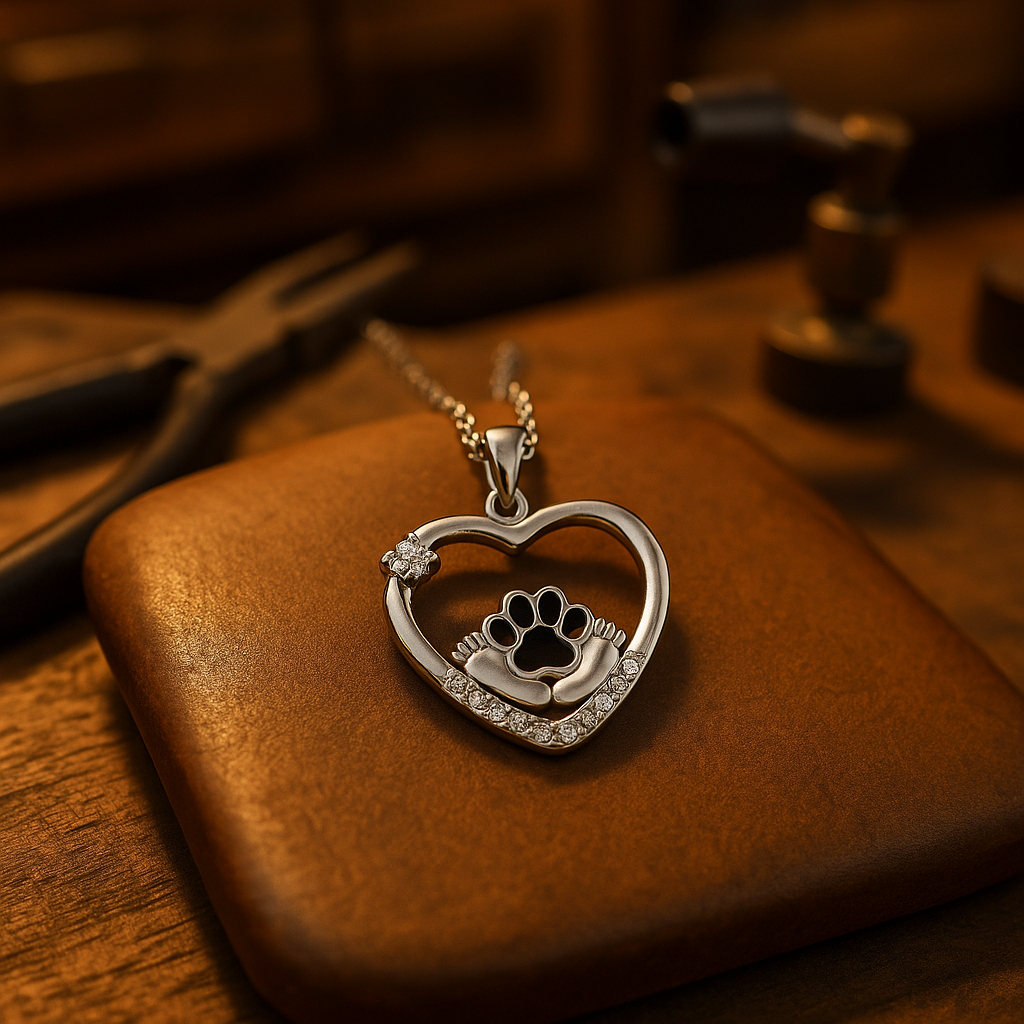 Cadena Con Colgante En Forma De Pata