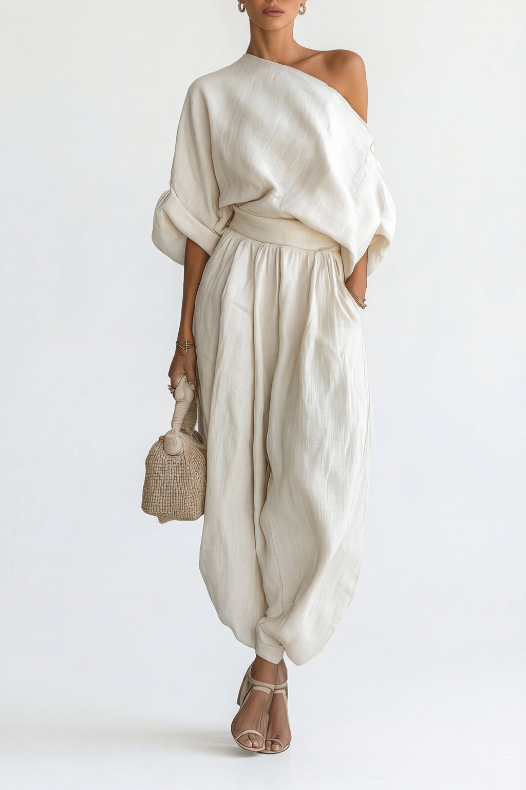 Conjunto de Lino Off-white