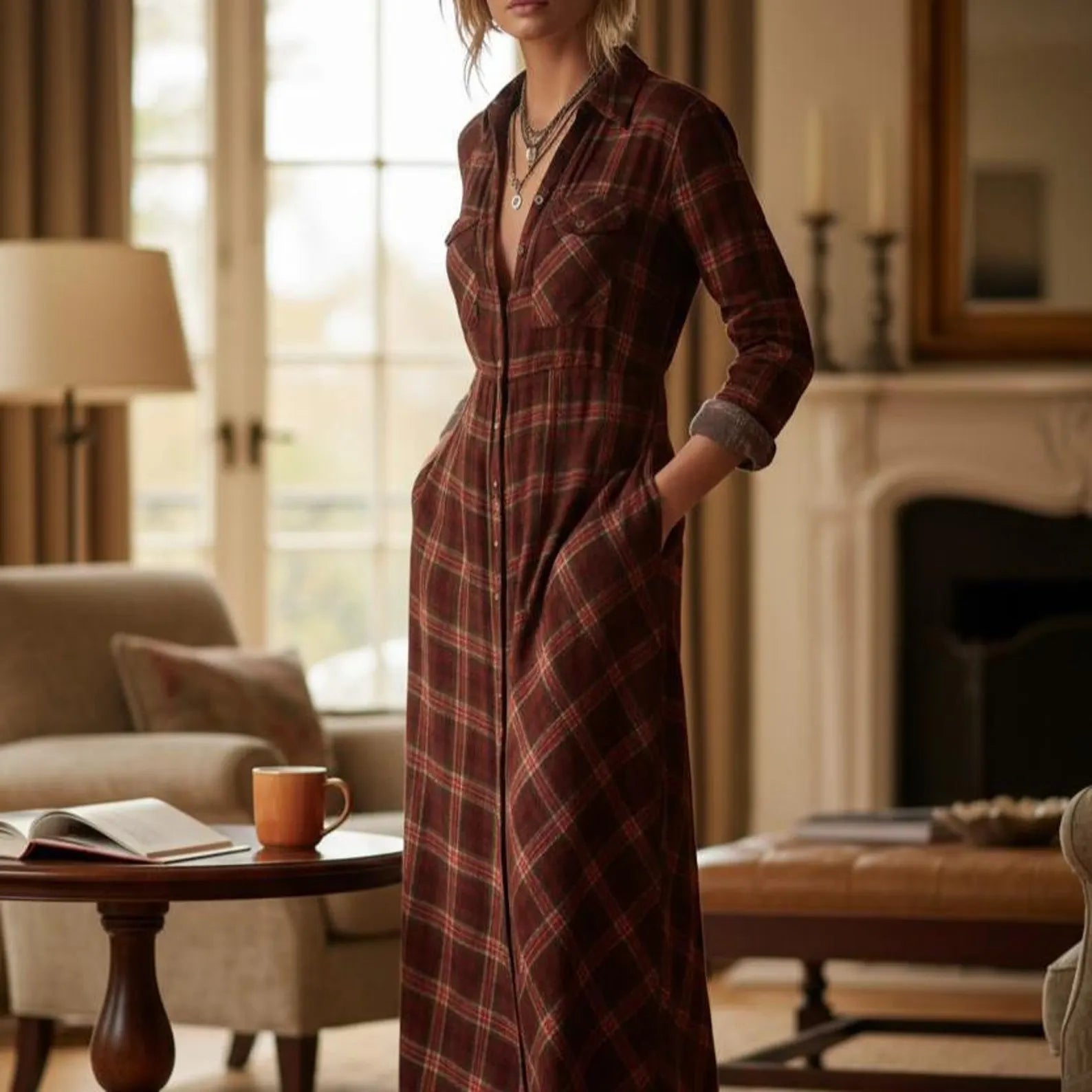 LUCIA | Maxi Vestido Atemporal Y Elegante