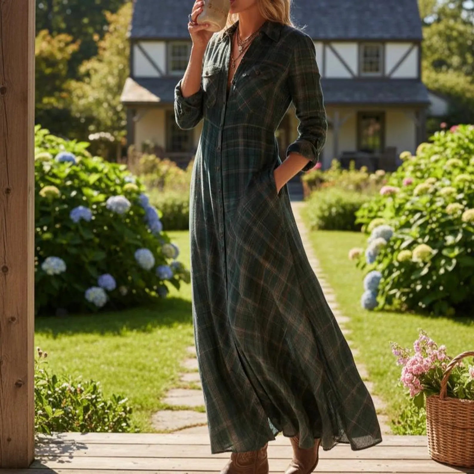 LUCIA | Maxi Vestido Atemporal Y Elegante