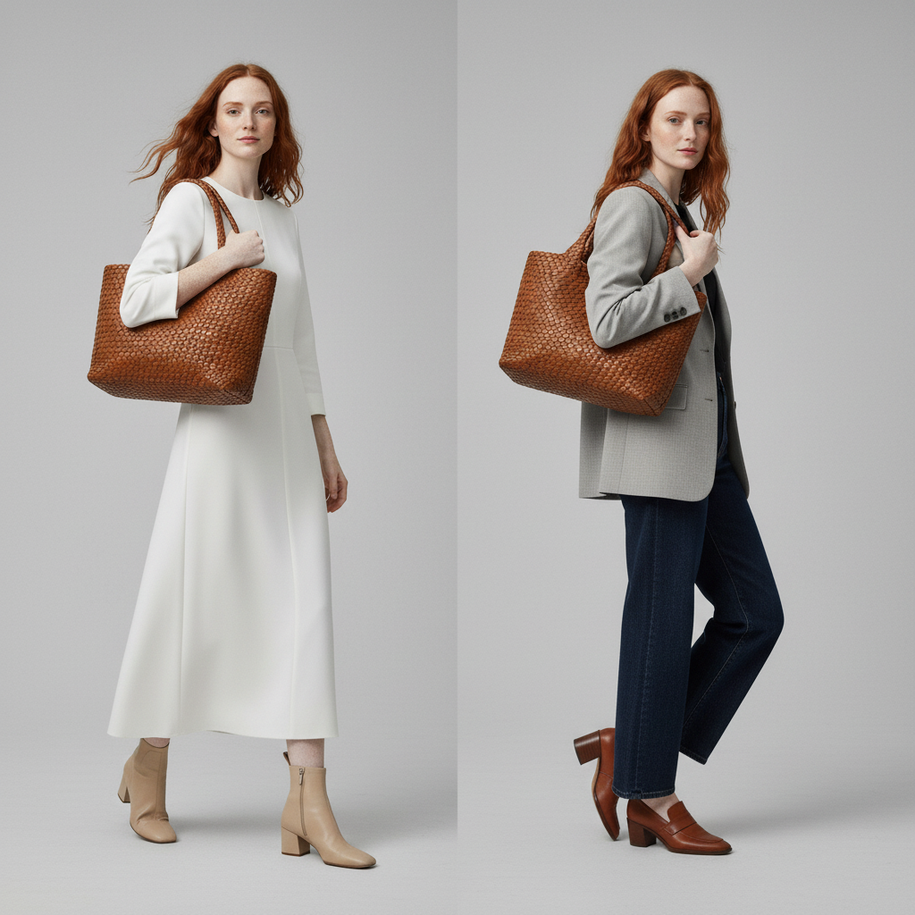 Mia Boutique™ | bolso tote trenzado