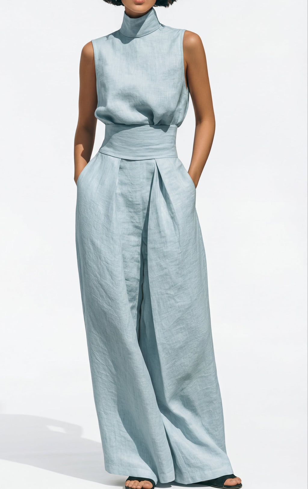 MARIA | CONJUNTO MINIMALISTA DE LINO