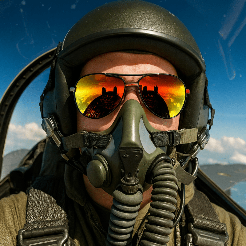 Gafas de sol aviador H.D Maverick