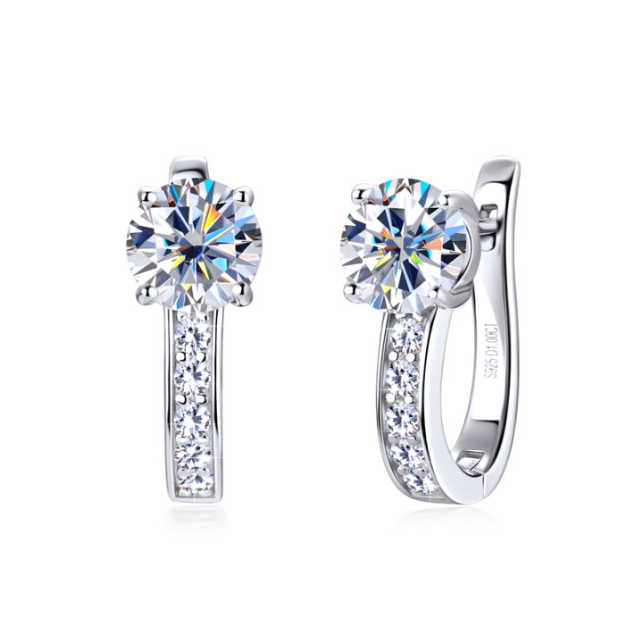 Aretes tipo huggie de canal | Oro