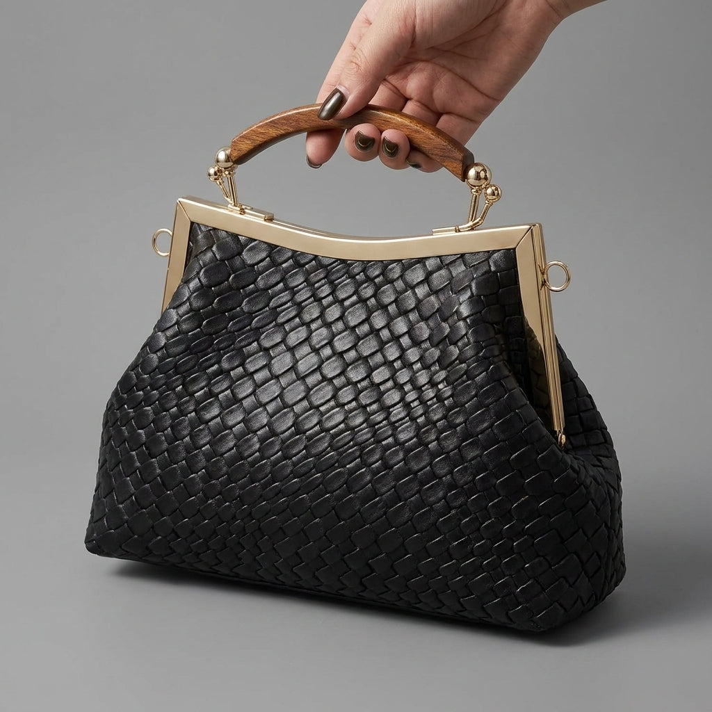 Mia Boutique | bolso trenzado con agarre