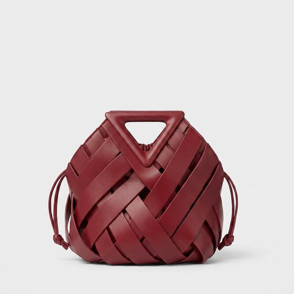 Mia Boutique™ | Bolso Artesanal de Cuero Trenzado