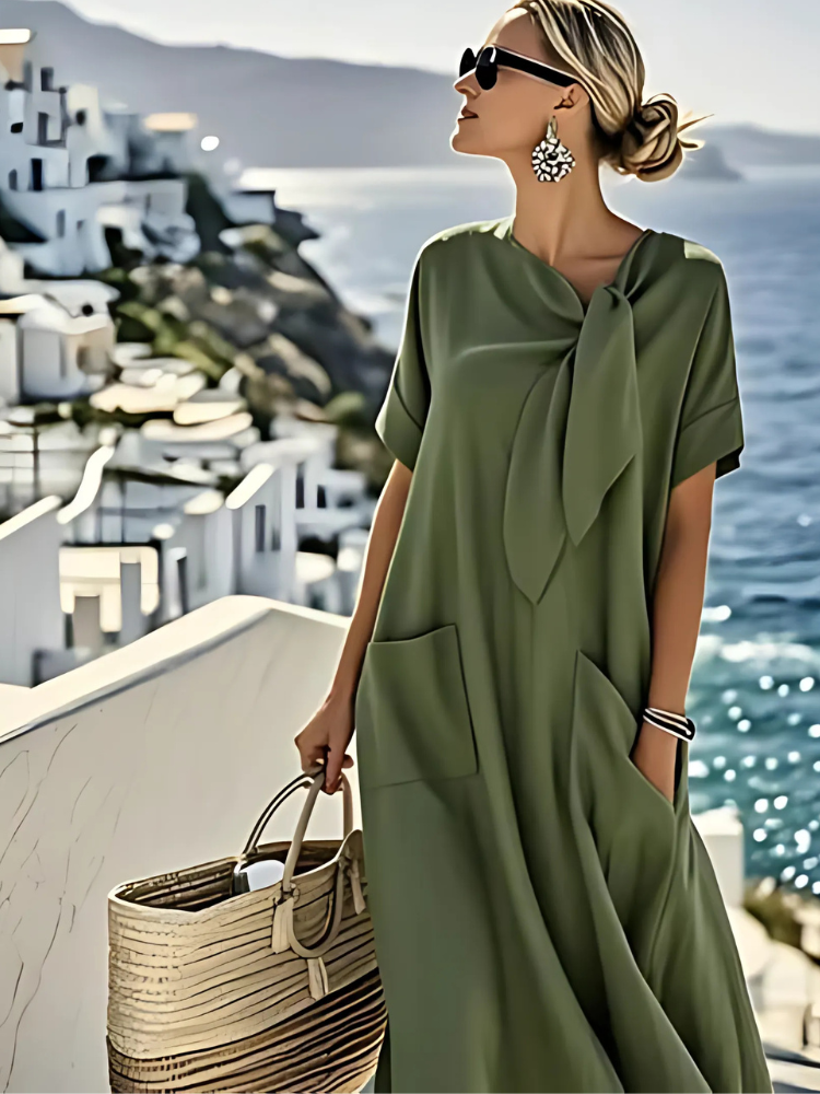 Ella™ Vestido Elegante con Bolsillos